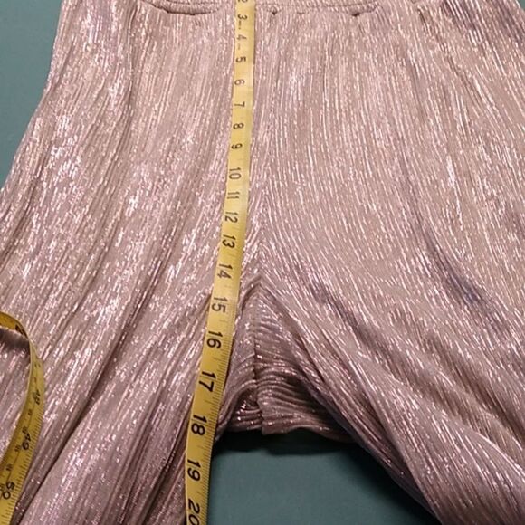 NWT Elegant Silver MSK Jumpsuit/Pantsuit Sleeveless Special Event Metallic - Picture 8 of 10